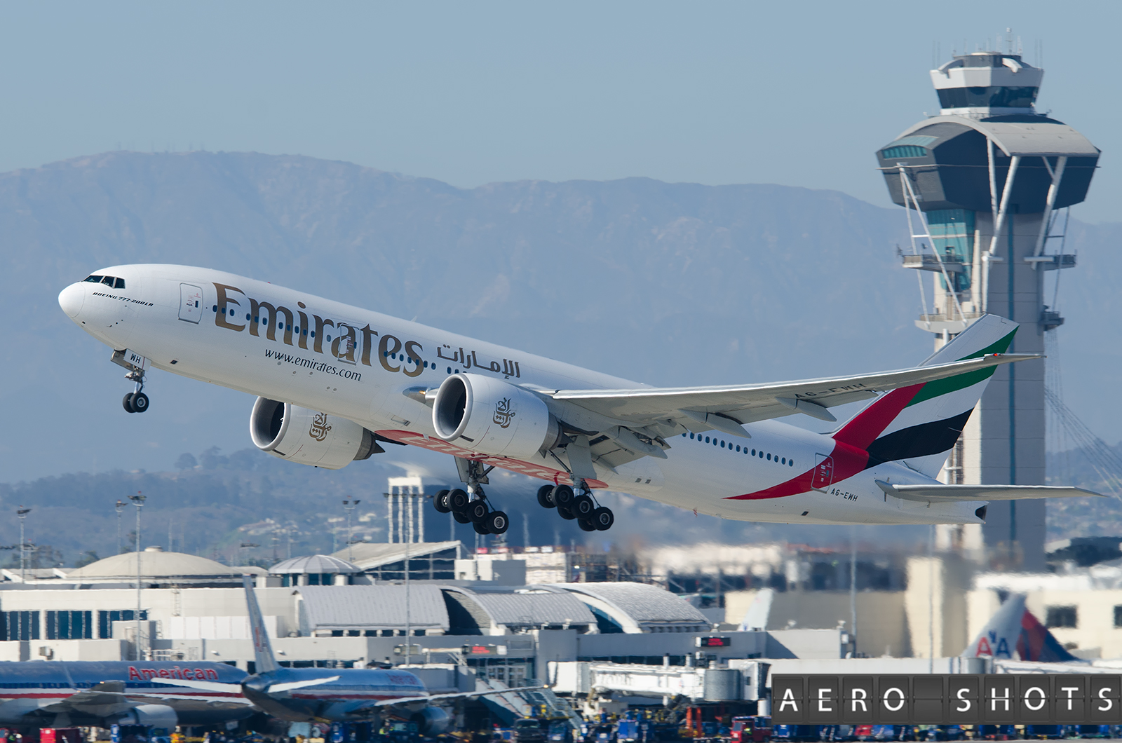 A6-EWH in Los Angeles (LAX)