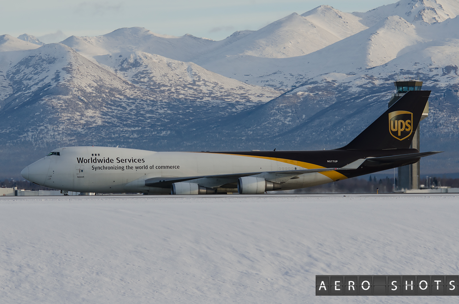 N577UP in Anchorage (ANC)