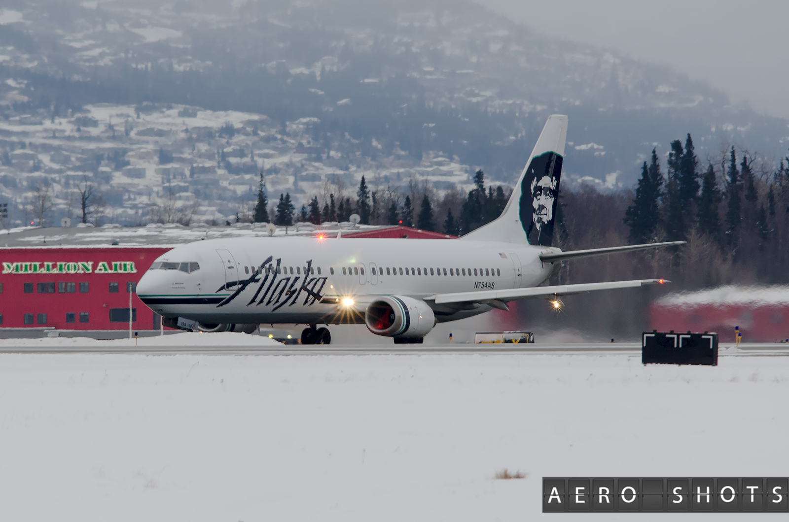 N754AS in Anchorage (ANC)